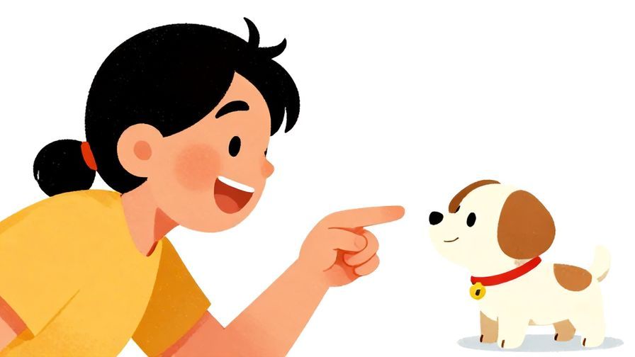 Illustration%20of%20a%20person%20laughing%20and%20pointing%20at%20a%20cute%20puppy%2C%20vibrant%20colors%2C%20illustrated%20style