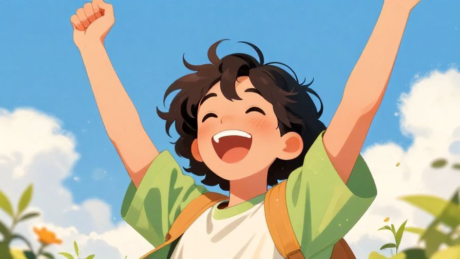 Illustration%20of%20a%20person%20laughing%20joyfully%20with%20hands%20raised%20in%20celebration%20on%20a%20sunny%20day%2C%20vibrant%20colors%2C%20illustrated%20style