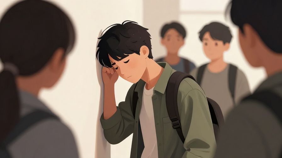 Illustration%20of%20a%20person%20leaning%20against%20a%20wall%20looking%20unwell%2C%20with%20concerned%20friends%20around%20them%2C%20soft%20lighting%2C%20illustrated%20style