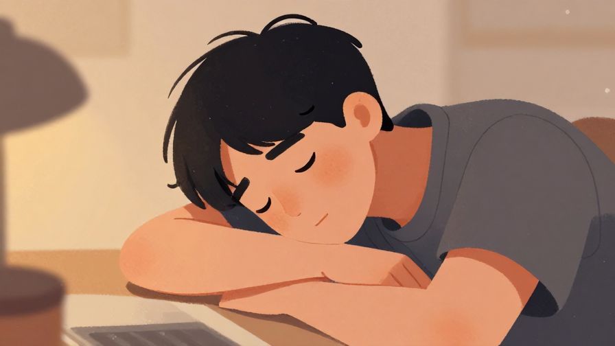 Illustration%20of%20a%20person%20leaning%20on%20their%20hand%20with%20a%20tired%20expression%2C%20softly%20lit%20room%2C%20illustrated%20style