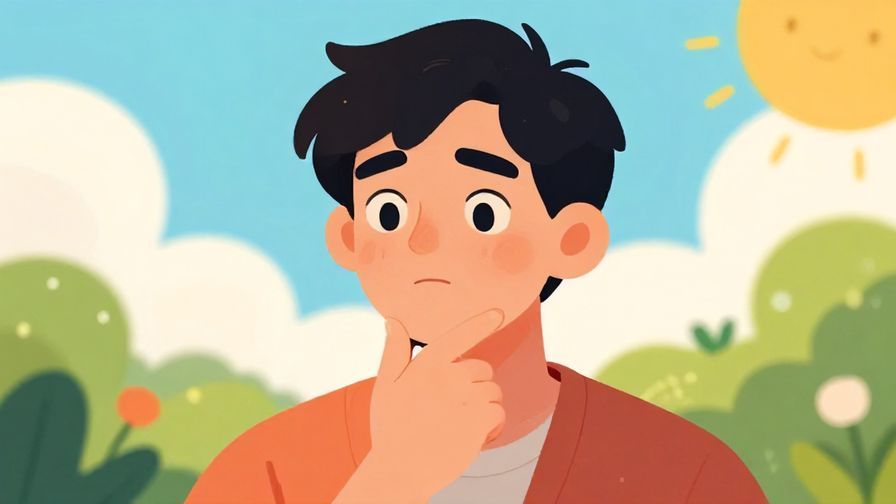 Illustration%20of%20a%20person%20looking curious%20and%20scratching%20their%20chin%2C%20with%20a%20sunny%20outdoor%20background%2C%20vibrant%20colors%2C%20illustrated%20style