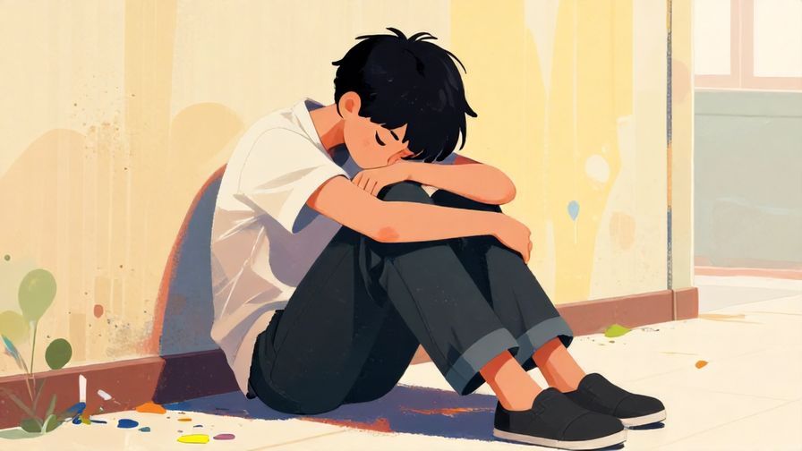 Illustration%20of%20a%20person%20looking exhausted%20and%20defeated%20sitting%20on%20the%20floor%20with%20a%20slumped%20posture%2C%20detailed%20background%2C%20vibrant%20colors%2C%20illustrated%20style