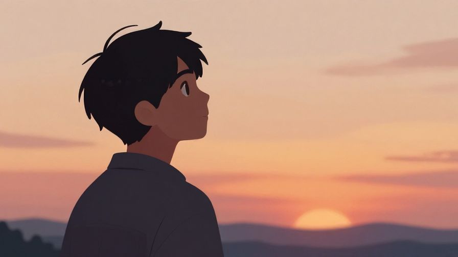 Illustration%20of%20a%20person%20looking thoughtfully%20at%20a%20sunset%2C%20soft%20colors%2C%20illustrated%20style