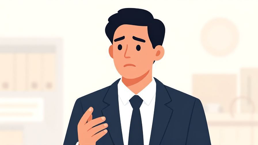 Illustration%20of%20a%20person%20looking%20apologetic%20while%20talking%20with%20soft%20background%2C%20business%20casual%20clothes%2C%20illustrated%20style