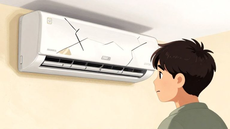 Illustration%20of%20a%20person%20looking%20at%20a%20broken%20air%20conditioner%20with%20a%20frown%2C%20detailed%20background%2C%20vibrant%20colors%2C%20illustrated%20style