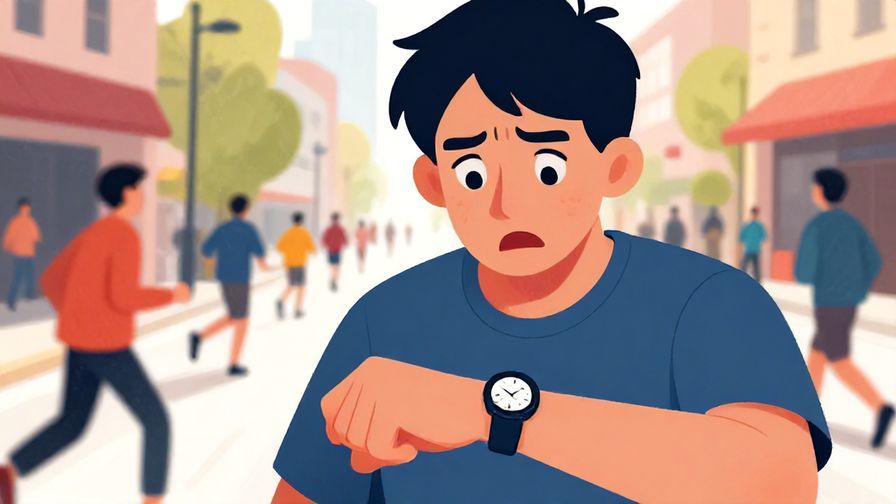 Illustration%20of%20a%20person%20looking%20at%20a%20watch%20with%20a%20panicked%20expression%2C%20background%20showing%20busy%20streets%20and%20people%20rushing%2C%20vibrant%20colors%2C%20illustrated%20style