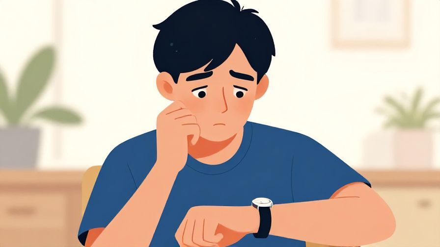 Illustration%20of%20a%20person%20looking%20concerned%20while%20checking%20a%20watch%2C%20thoughtful%20expression%2C%20soft%20lighting%2C%20vibrant%20colors%2C%20illustrated%20style