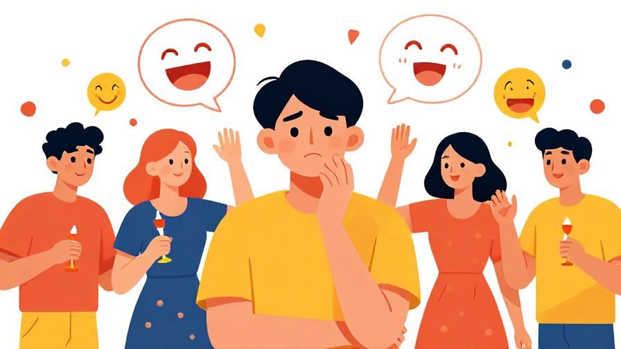 Illustration%20of%20a%20person%20looking%20confused%20while others%20around%20them%20are%20enjoying%20a%20party%20with%20speech%20bubbles%20showing%20happy%20expressions%2C%20bright%20colors%2C%20illustrated%20style