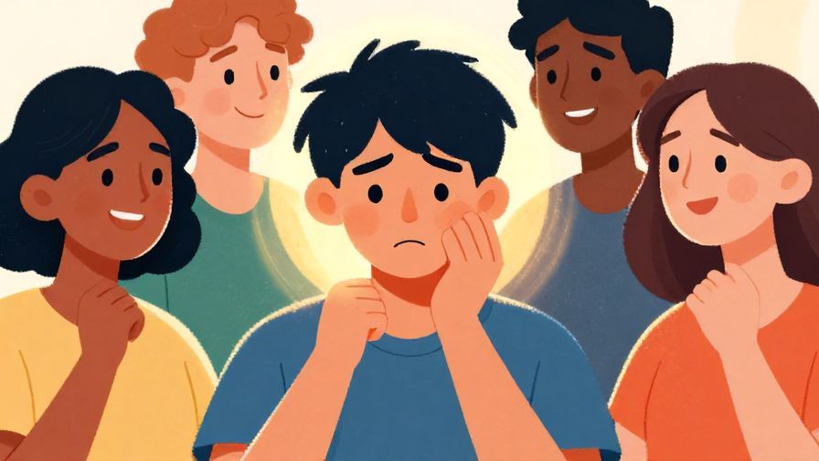 Illustration%20of%20a%20person%20looking%20confused%20while%20others%20around%20them%20are%20enjoying%20themselves%2C%20with%20a%20soft%20glow%20showing%20the%20mood%20around%20them%2C%20detailed%20background%2C%20vibrant%20colors%2C%20illustrated%20style