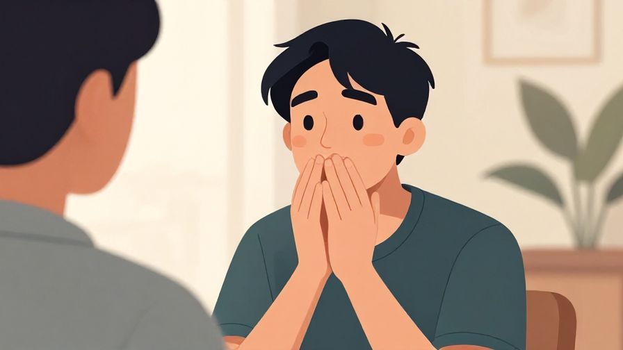 Illustration%20of%20a%20person%20looking%20grateful%20while%20politely%20asking%20someone%20not%20to%20laugh%2C%20stylish%20background%2C%20illustrated%20style