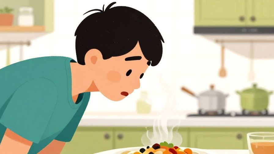 Illustration%20of%20a%20person%20looking%20hungry%20and%20sniffing%20a%20dish%20with%20visible%20aroma%20lines%2C%20bright%20kitchen%20background%2C%20vibrant%20colors%2C%20illustrated%20style