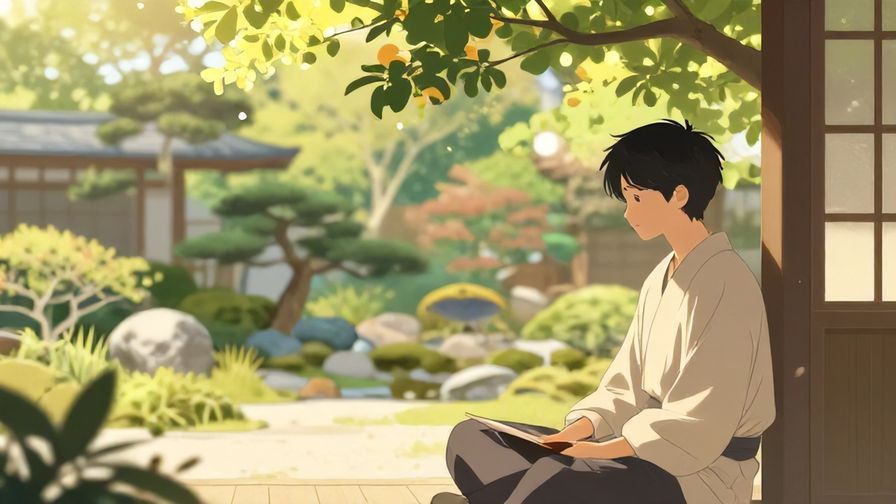 Illustration%20of%20a%20person%20looking%20peaceful%20and%20content%20under%20a%20soft%20glow%20in%20a%20Japanese%20garden%2C%20illustrated%20style
