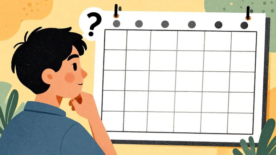 Illustration%20of%20a%20person%20looking%20thoughtfully%20at%20a%20blank%20grid%20representing%20a%20schedule%2C%20with%20a%20question%20mark%20above%20their%20head%2C%20detailed%20background%2C%20vibrant%20colors%2C%20illustrated%20style