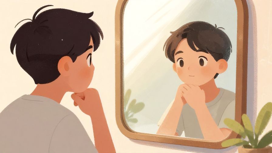 Illustration%20of%20a%20person%20looking%20thoughtfully%20at%20a%20mirror%20reflecting%20a%20bright%20future%2C%20soft%20colors%2C%20illustrated%20style