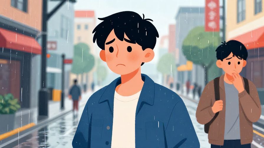 Illustration%20of%20a%20person%20looking%20upset%20while%20another%20person%20appears%20regretful%2C%20rainy%20street%20background%2C%20vibrant%20colors%2C%20illustrated%20style