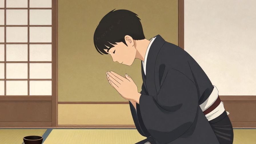 Illustration%20of%20a%20person%20making%20a%20polite%20request%20with%20slight%20bow%2C%20soft%20lighting%20in%20a%20traditional%20Japanese%20room%2C%20illustrated%20style