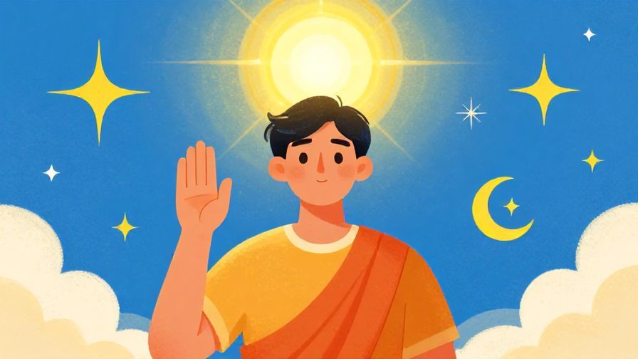 Illustration%20of%20a%20person%20making%20a%20vow%20with%20a%20bright%20heavenly%20light%20above%20and%20symbolic%20divine%20elements%2C%20vibrant%20colors%2C%20illustrated%20style