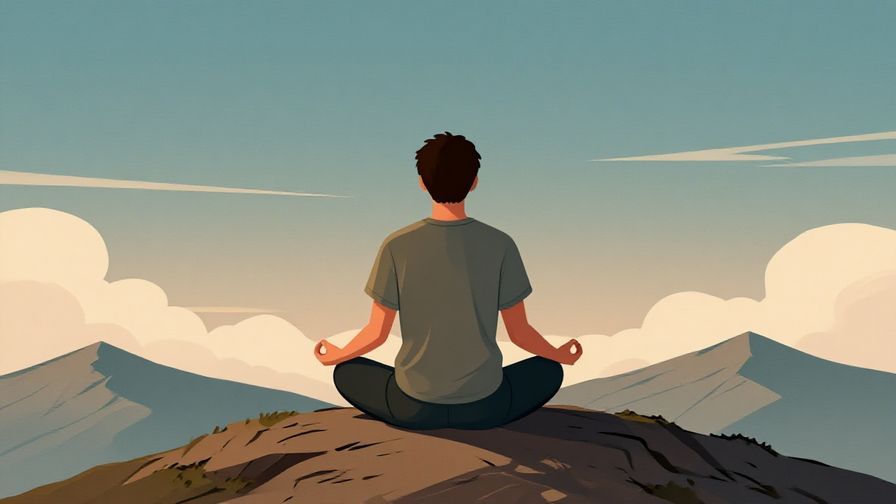 Illustration%20of%20a%20person%20meditating%20peacefully%20on%20a%20mountain%20top%2C%20calm%20sky%20and%20soft%20clouds%20in%20the%20background%2C%20illustrated%20style