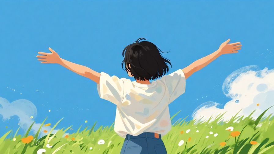 Illustration%20of%20a%20person%20opening%20their arms%20wide%20in%20a%20field%20under%20a%20blue%20sky%2C%20vibrant%20colors%2C%20illustrated%20style