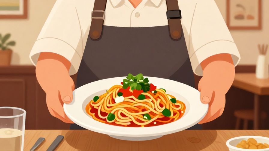 Illustration%20of%20a%20person%20ordering%20a%20single%20dish%20with%20a%20polite%20smile%20in%20a%20cozy%20restaurant%2C%20vibrant%20colors%2C%20illustrated%20style