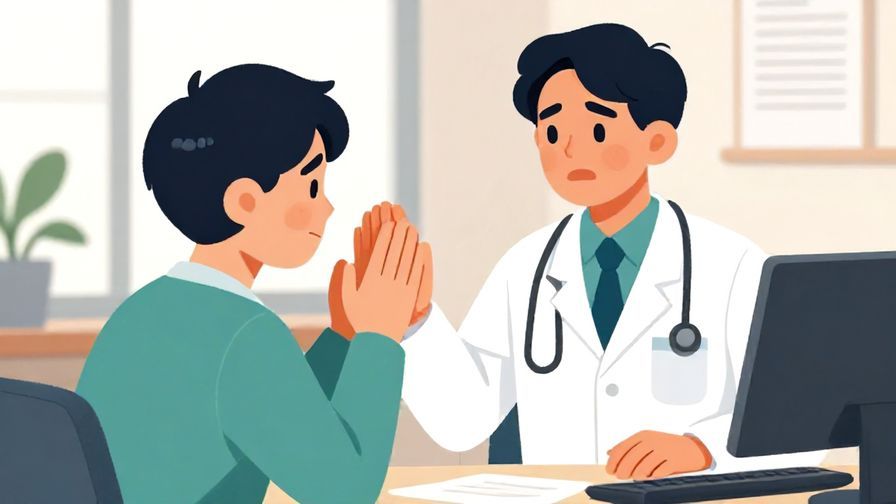 Illustration%20of%20a%20person%20pleading%20for%20help%20to%20a%20doctor%20in%20a%20clinic%20environment%2C%20emotional%20expression%2C%20vibrant%20colors%2C%20illustrated%20style