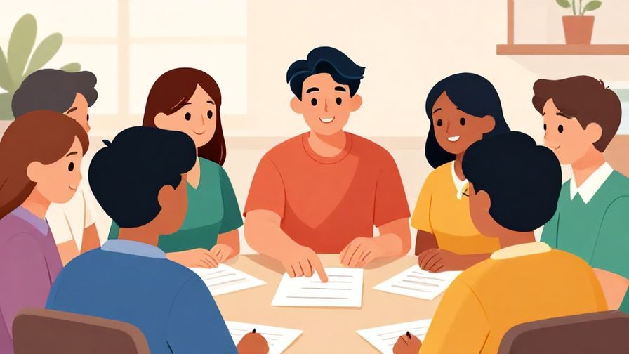 Illustration%20of%20a%20person%20pointing%20to%20an%20object%20or%20paper%20with%20others%20nodding%20in%20agreement%2C%20vibrant%20colors%20and%20a%20friendly%20meeting%20room%20setting%20illustrated%20style