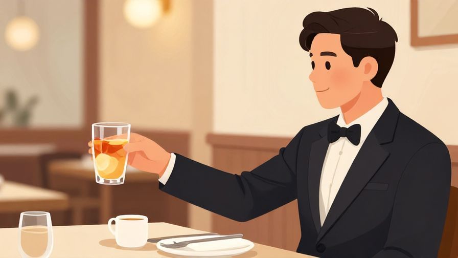 Illustration%20of%20a%20person%20politely%20asking%20for%20a%20drink%20in%20a%20restaurant%2C%20formal%20setting%2C%20warm%20lighting%2C%20illustrated%20style