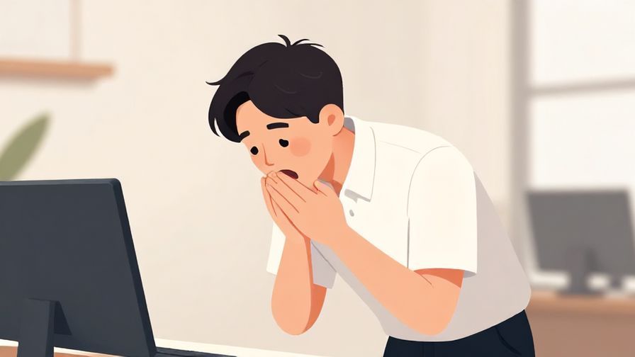 Illustration%20of%20a%20person%20politely%20bowing%20with%20a%20yawning%20expression%2C%20office%20background%20with%20soft%20lighting%2C%20illustrated%20style