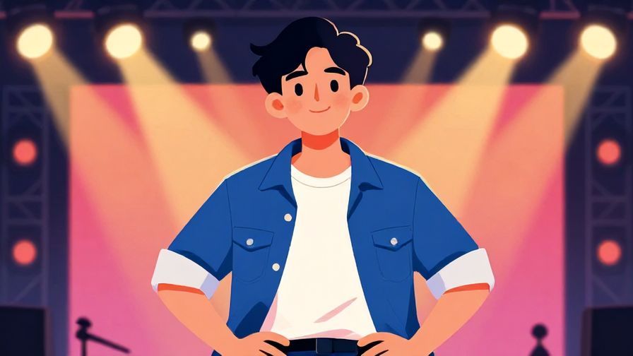 Illustration%20of%20a%20person%20posing%20confidently%20with%20bright%20lights%20and%20a%20stage%20background%2C%20vibrant%20colors%2C%20illustrated%20style