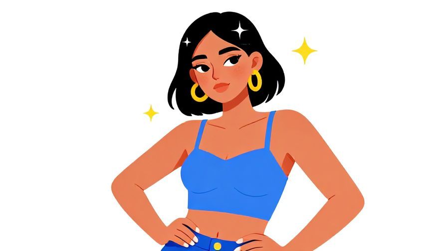 Illustration%20of%20a%20person%20posing%20confidently%20with%20sparkles%20and%20stars%20highlighting%20their%20look.%20Bright%20colors%2C%20illustrated%20style