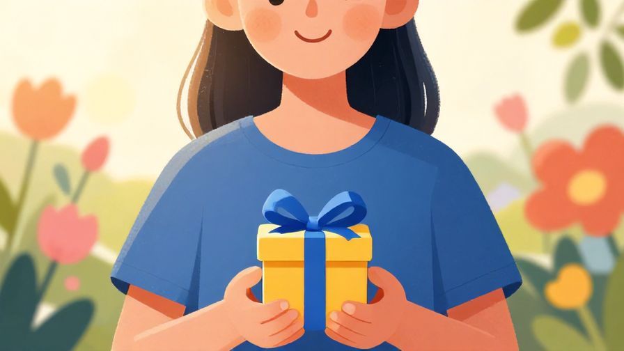 Illustration%20of%20a%20person%20presenting%20a%20small%20gift%20with%20a%20gentle%20smile%2C%20soft%20background%20of%20flowers%20and%20sunlight%2C%20vibrant%20colors%2C%20illustrated%20style