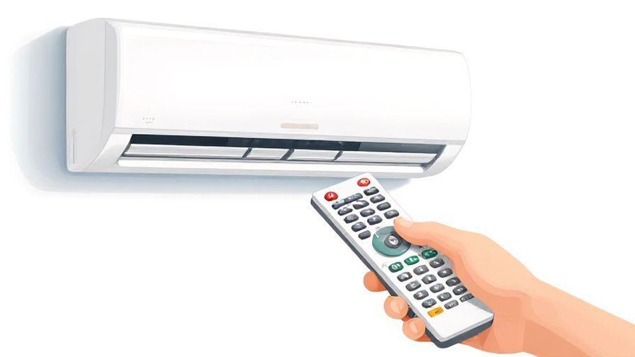 Illustration%20of%20a%20person%20pressing%20a%20remote%20with%20no%20response%20from%20an%20air%20conditioner%2C%20bright%20colors%2C%20illustrated%20style