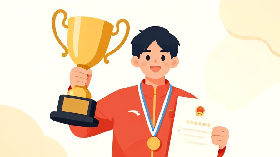 Illustration%20of%20a%20person%20proudly%20holding%20a%20trophy%20or%20certificate%2C%20bright%20and%20encouraging%20background%2C%20illustrated%20style