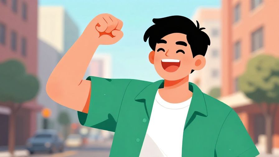 Illustration%20of%20a%20person%20pumping%20their%20fist%20with%20a%20big%20grin%20and%20confident%20energy%2C%20casual%20urban%20background%2C%20vibrant%20colors%2C%20illustrated%20style