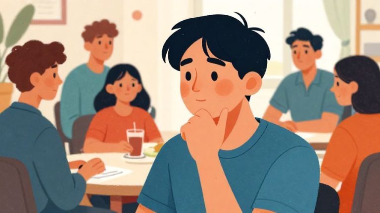 Illustration%20of%20a%20person%20quietly%20observing%20a%20group%20chatting%20with%20a%20thoughtful%20expression%2C%20detailed%20background%2C%20vibrant%20colors%2C%20illustrated%20style