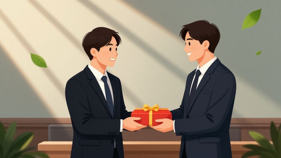 Illustration%20of%20a%20person%20receiving%20congratulations%20with%20a%20smile%20in%20a%20formal%20setting%20with%20soft%20light%20rays%20and%20floating%20leaves%2C%20illustrated%20style