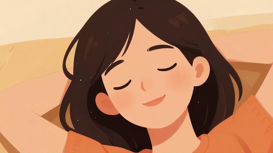 Illustration%20of%20a%20person%20relaxing%20with%20closed%20eyes%20and%20a%20soft%20smile%2C%20background%20with%20warm%20colors%2C%20illustrated%20style