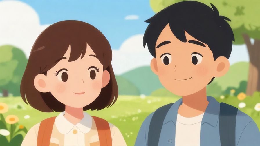 Illustration%20of%20a%20person%20reminding%20another%20with%20a%20smile%20and%20raised%20eyebrows%2C%20outdoor%20setting%2C%20pleasant%20weather%2C%20illustrated%20style