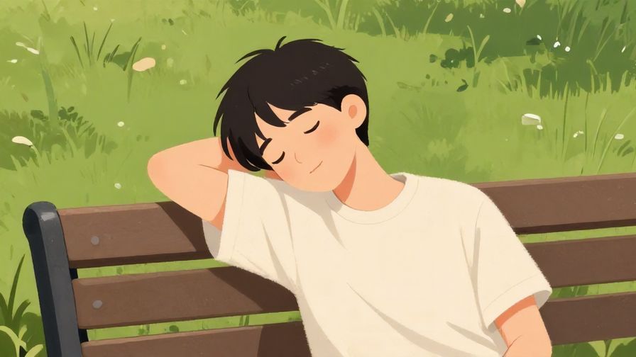 Illustration%20of%20a%20person%20resting%20on%20a%20park%20bench%20with%20a%20gentle%20expression%2C%20soft%20lighting%2C%20illustrated%20style