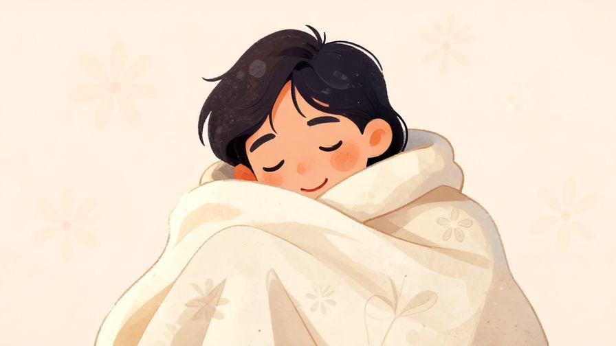 Illustration%20of%20a%20person%20resting%20with%20a%20cozy%20blanket%20and%20a%20warm%20smile%2C%20soft%20pastel%20background%20with%20floral%20motifs%2C%20illustrated%20style