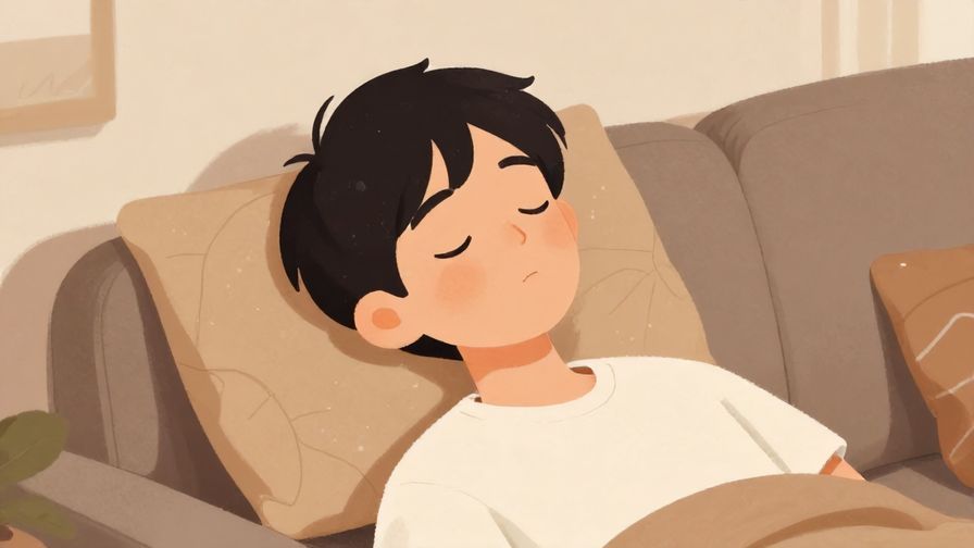 Illustration%20of%20a%20person%20resting%20with%20closed%20eyes%20on%20a%20couch%2C%20cozy%20room%2C%20soft%20lighting%2C%20peaceful%20expression%2C%20illustrated%20style