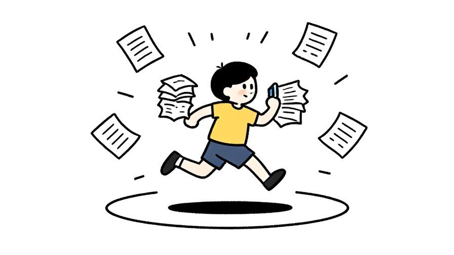 Illustration%20of%20a%20person%20running%20in%20circles%20with%20arms%20full%20of%20papers%20and%20phone%2C%20chaotic%20but%20cute%20style%2C%20illustrated%20