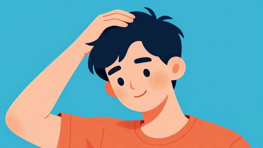 Illustration%20of%20a%20person%20scratching%20their%20head%20thoughtfully%20with%20a%20soft%20smile%2C%20vibrant%20colors%2C%20illustrated%20style