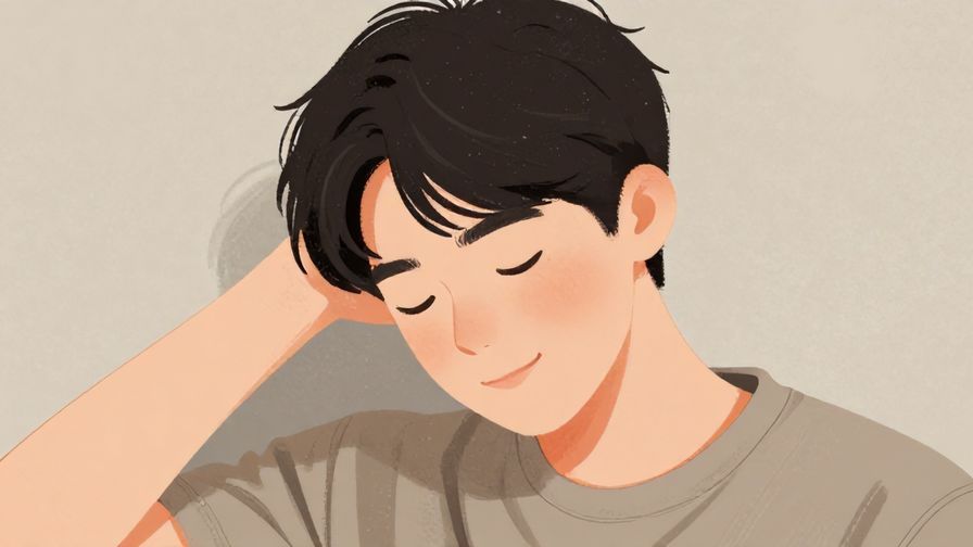 Illustration%20of%20a%20person%20shaking%20head%20gently%20with%20a%20soft%20smile%2C%20casual%20setting%2C%20illustrated%20style