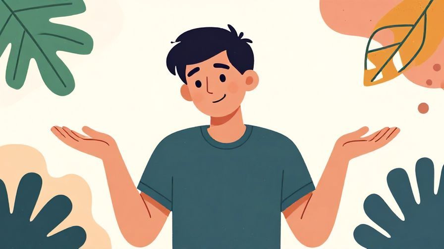 Illustration%20of%20a%20person%20shrugging%20lightheartedly%20with%20a%20smile%2C%20colorful%20abstract%20background%20of%20floating%20leaves%2C%20illustrated%20style