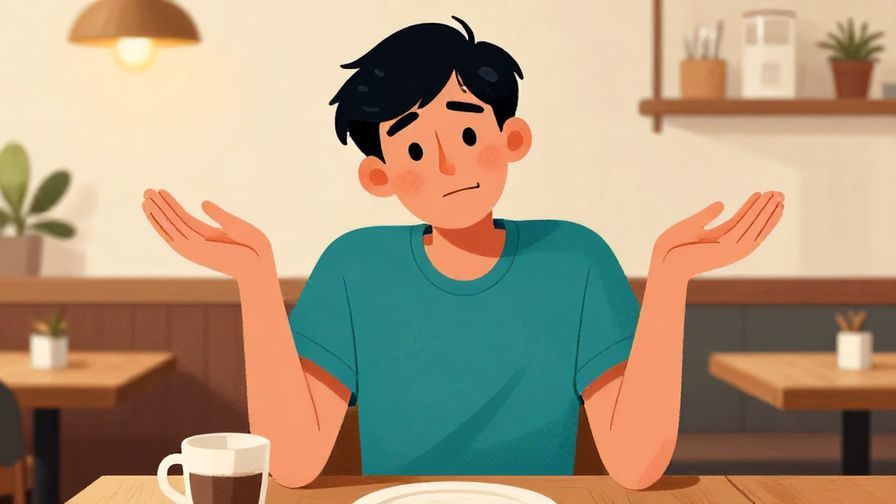 Illustration%20of%20a%20person%20shrugging%20with%20a%20lighthearted%20smile%20in%20a%20cozy%20cafe%2C%20vibrant%20colors%2C%20illustrated%20style