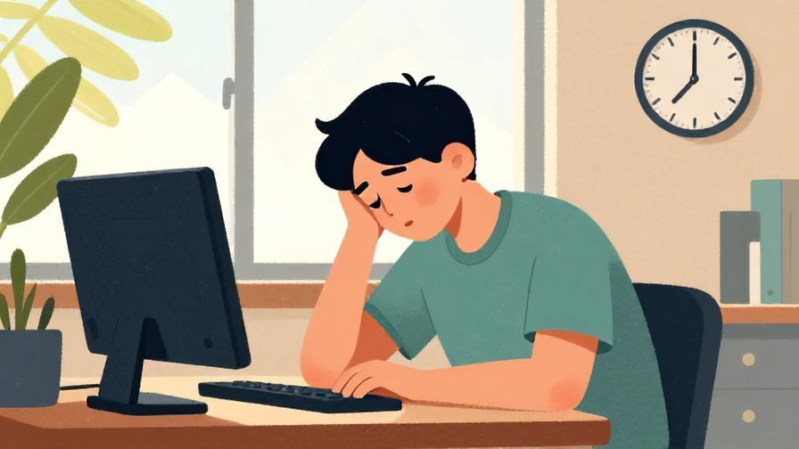 Illustration%20of%20a%20person%20sitting%20at%20a%20desk%20looking%20unwell%2C%20with%20a%20clock%20and%20window%20showing%20daytime%20outside%2C%20vibrant%20colors%2C%20illustrated%20style