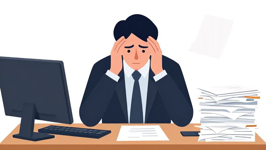 Illustration%20of%20a%20person%20sitting%20at%20a%20desk%20with%20papers%20piled%20up%2C%20looking%20overwhelmed%2C%20formal%20setting%2C%20illustrated%20style
