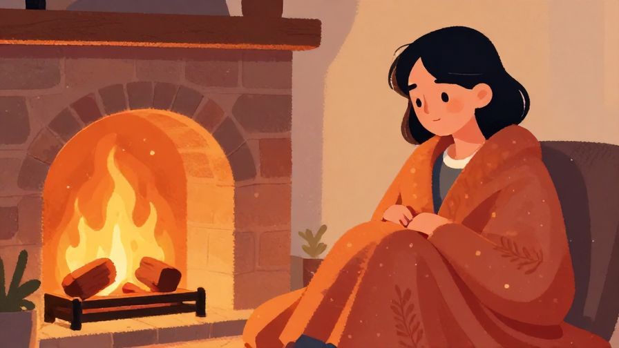 Illustration%20of%20a%20person%20sitting%20by%20a%20fireplace%20with%20a%20warm%20blanket%2C%20calm%20expression%2C%20soft%20lighting%2C%20vibrant%20colors%2C%20illustrated%20style