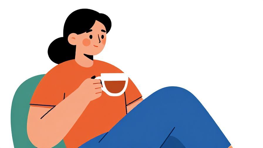 Illustration%20of%20a%20person%20sitting%20comfortably%20with%20a%20cup%20of%20tea%20looking%20relaxed%2C%20vibrant%20colors%2C%20illustrated%20style
